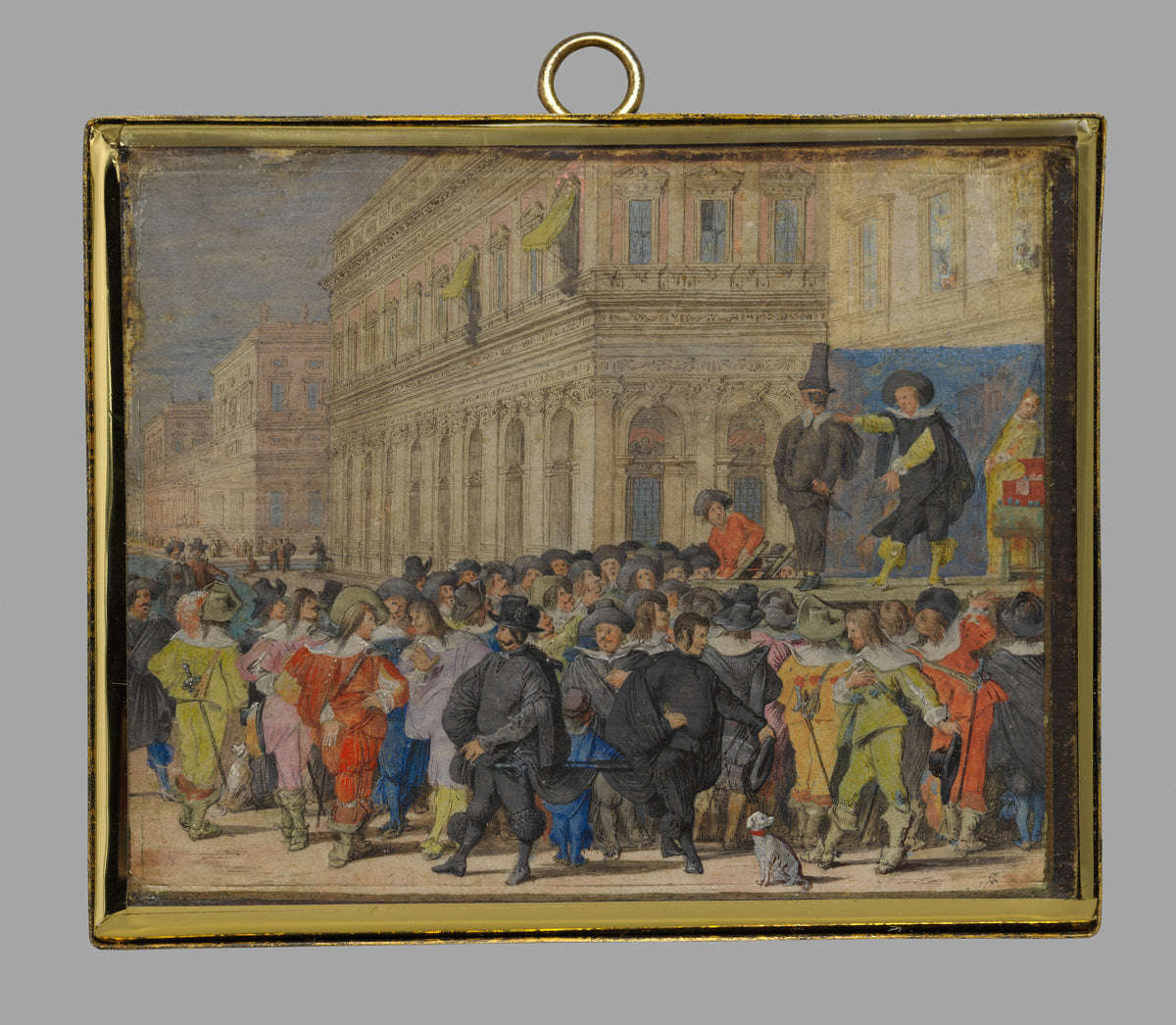 Traveling Players by Monogrammist JG - Classic Art canvas print