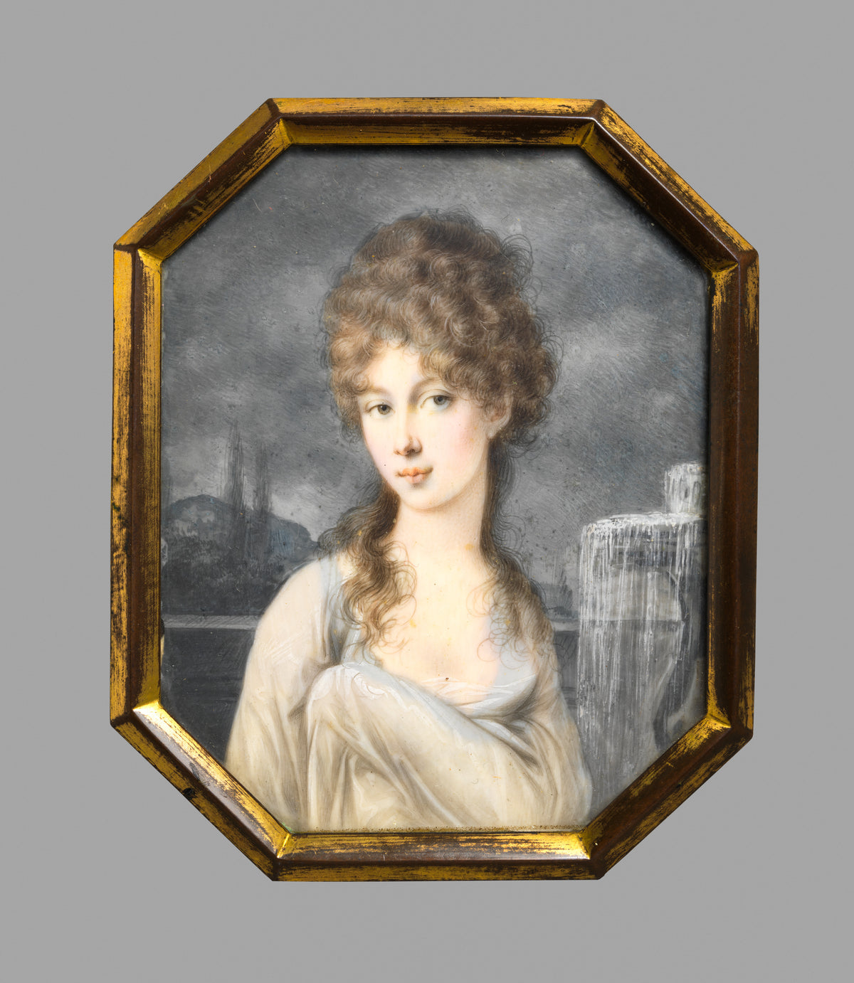 Portrait of a Woman by Peter Edward Stroely - Classic Art canvas print