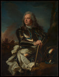 Portrait of a General Officer by Hyacinthe Rigaud - Oil Painting canvas print