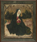 The Virgin by Spanish (Catalan) Painter - Tempera canvas print