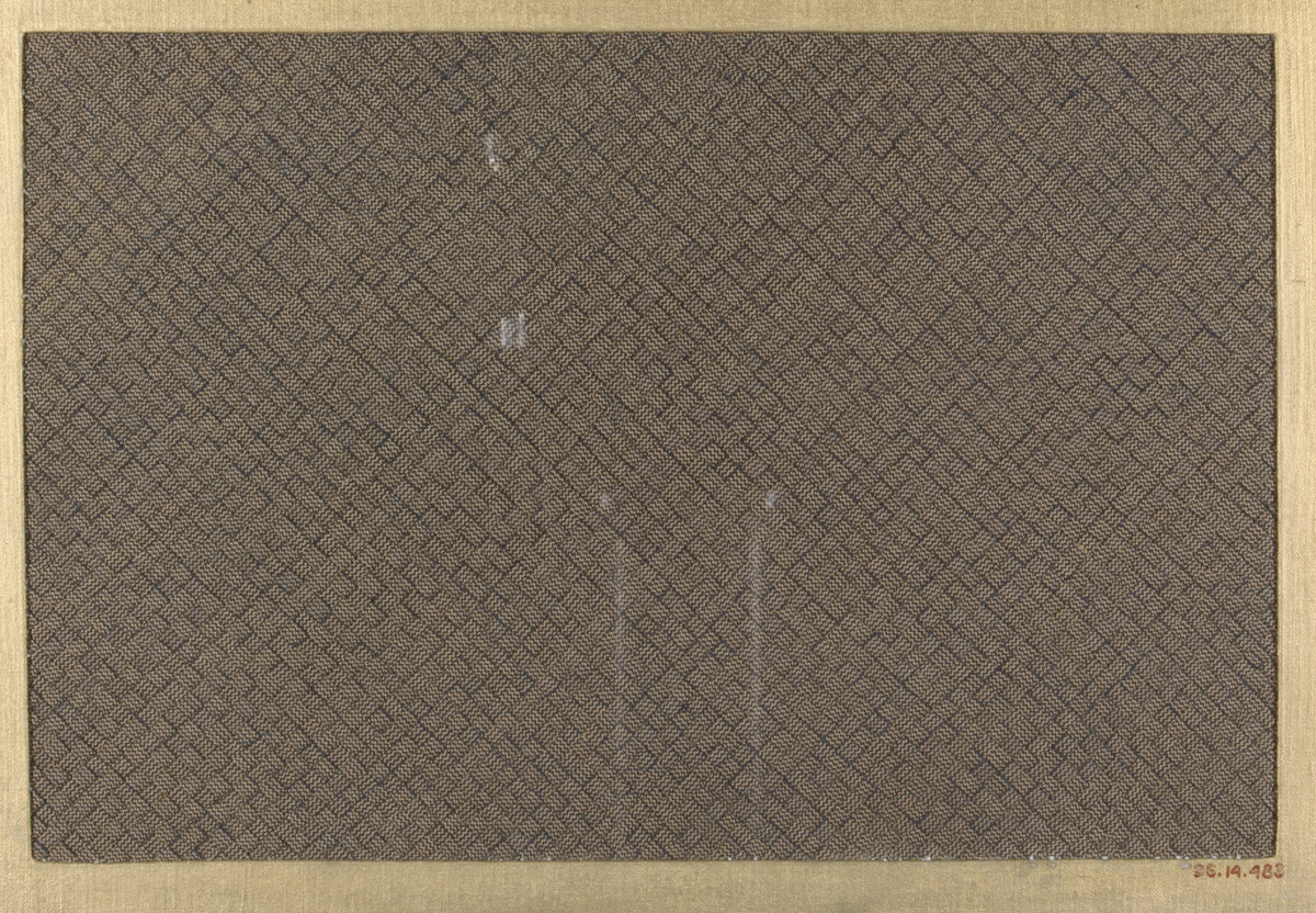 Textile fragment with plain weave with narrow cords as warp and weft by  - Classic Art canvas print