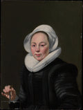 Portrait of a Woman with a Balance by Thomas de Keyser - Classic Art canvas print