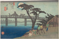 Nagakubo, Station No. 28 by Utagawa Hiroshige - Ukiyo-e canvas print