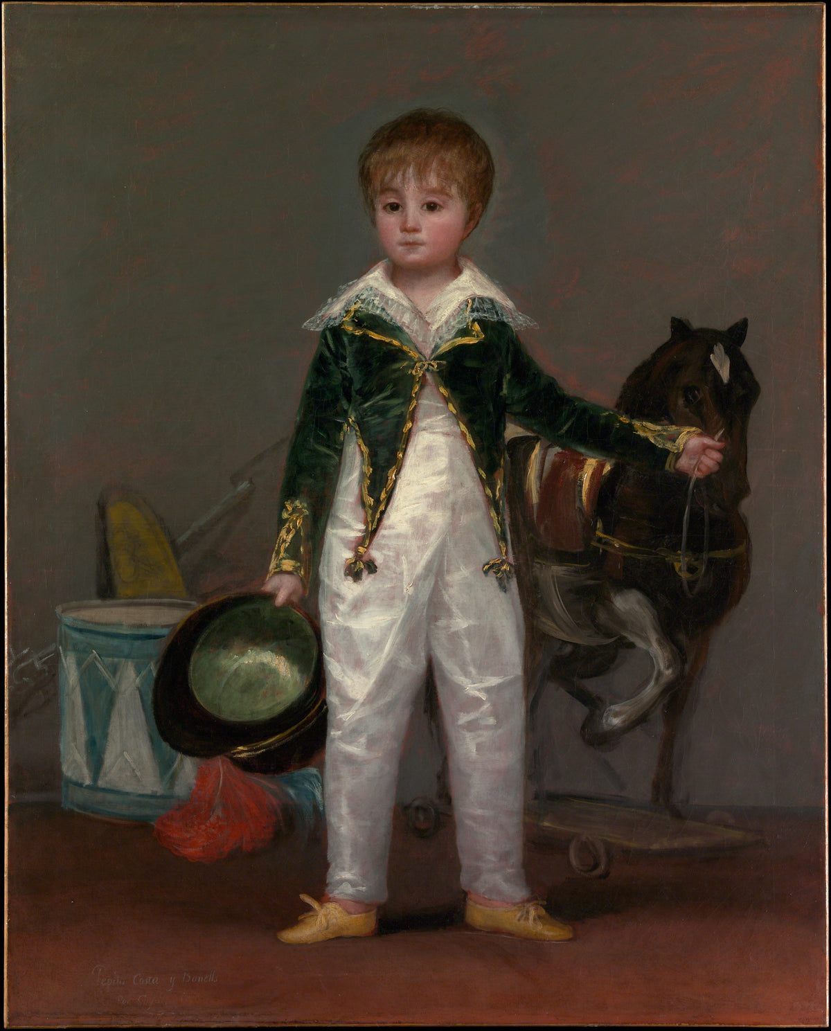 Jos Costa y Bonells died l870, Called Pepito by Goya (Francisco de Goya y Lucientes) - Romantic canvas print