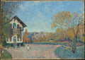 View of Marly-le-Roi from Coeur-Volant by Alfred Sisley - Oil Painting canvas print
