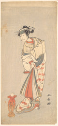 The Actor Ichikawa Danjuro V in the Role of a Woman by Katsukawa Shunshō　勝川春章 - Ukiyo-e canvas print