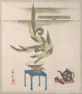 Flower Arrangement by Utagawa Itchinsai - Ukiyo-e canvas print