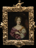 Ingena Rotterdam died 1704, Betrothed of Admiral Jacob Binkes by Nicolaes Maes - Oil Painting canvas print