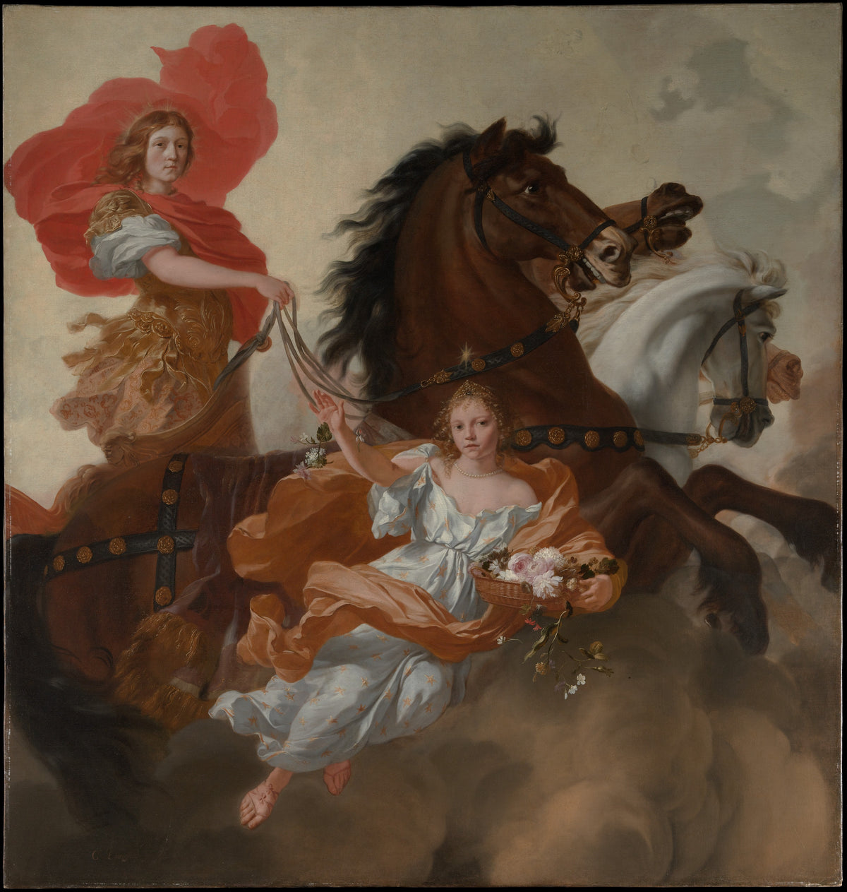 Apollo and Aurora by Gerard de Lairesse - Oil Painting canvas print