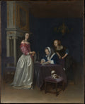 Curiosity by Gerard ter Borch the Younger - Oil Painting canvas print