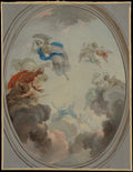 Allegory of Government Wisdom Defeating Discord by Jacob de Wit - Oil Painting canvas print