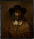 Man with a Beard by Rembrandt - Baroque canvas print