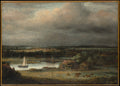 Wide River Landscape by Philips Koninck - Oil Painting canvas print