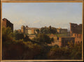 View of the Colosseum and the Arch of Constantine from the Palatine by Charles Rémond - Classic Art canvas print
