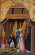 Saint Peter Martyr Healing the Leg of a Young Man by Antonio Vivarini - Tempera canvas print