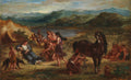 Ovid among the Scythians by Eugène Delacroix - Romantic canvas print