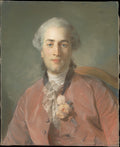 Olivier Journu 17241783 by Jean-Baptiste Perronneau - Pastel canvas print