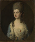 Portrait of a Young Woman, Called Miss Sparrow by Thomas Gainsborough - Oil Painting canvas print