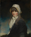 Mrs. George Horsley Charlotte Mary Talbot, died 1828 by John Westbrooke Chandler - Oil Painting canvas print