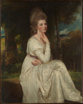 Lady Elizabeth Stanley 17531797, Countess of Derby by George Romney - Oil Painting canvas print