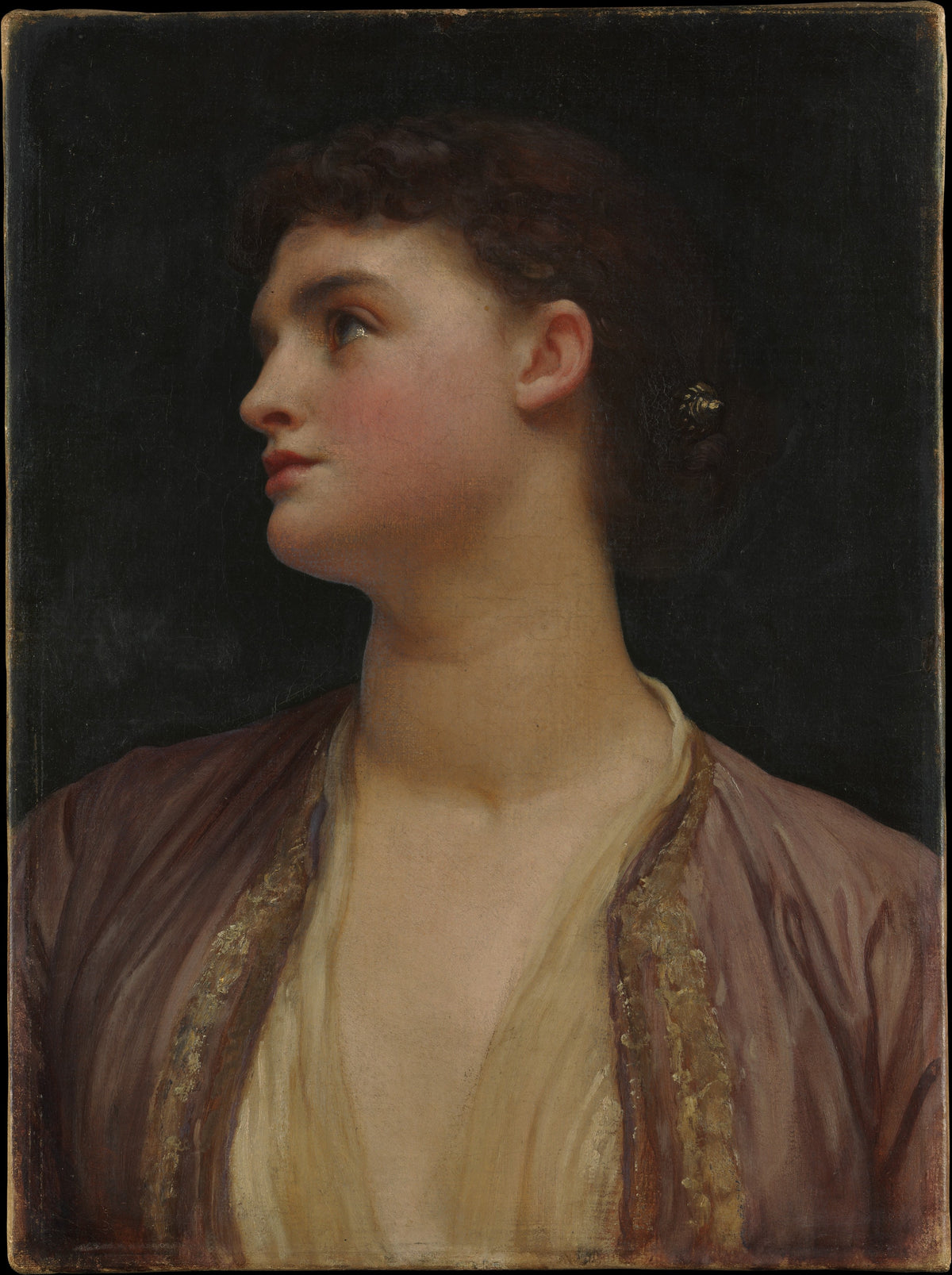 Lucia by Frederic, Lord Leighton - Oil Painting canvas print