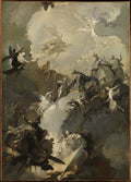 The Glorification of the Royal Hungarian Saints by Franz Anton Maulbertsch - Oil Painting canvas print