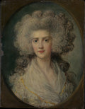 Mrs. John Puget Catherine Hawkins by Richard Gainsborough Dupont - Classic Art canvas print