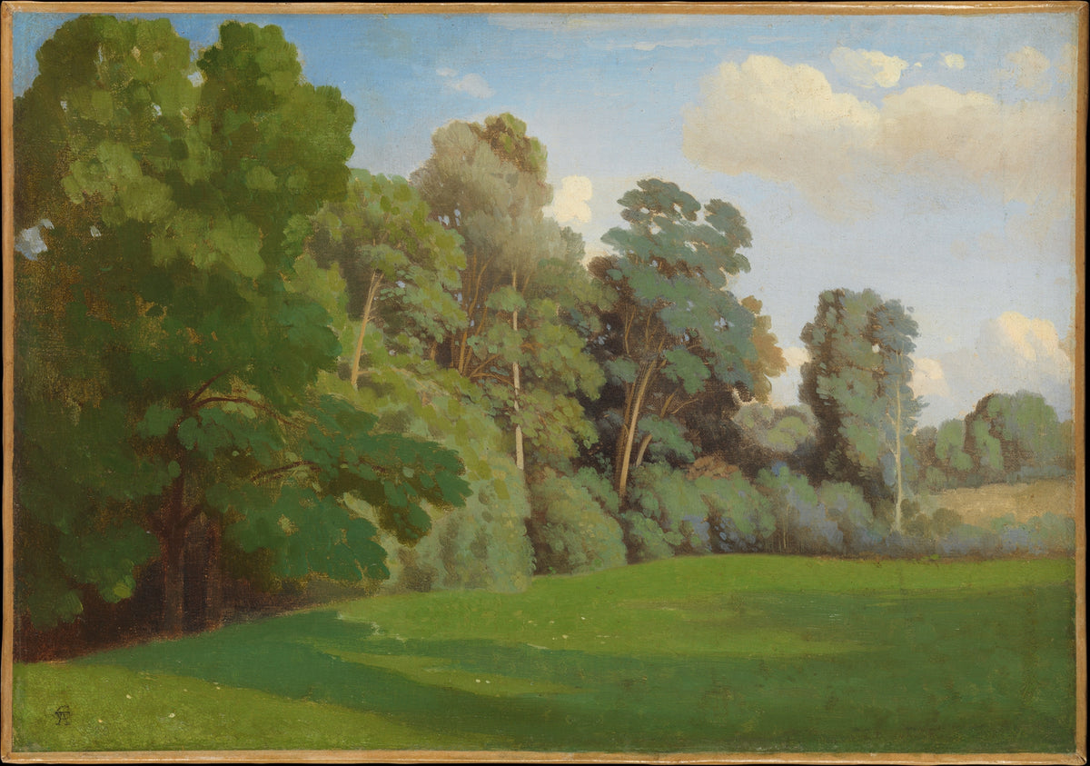 Edge of a Wood by Théodore Caruelle d'Aligny - Oil Painting canvas print