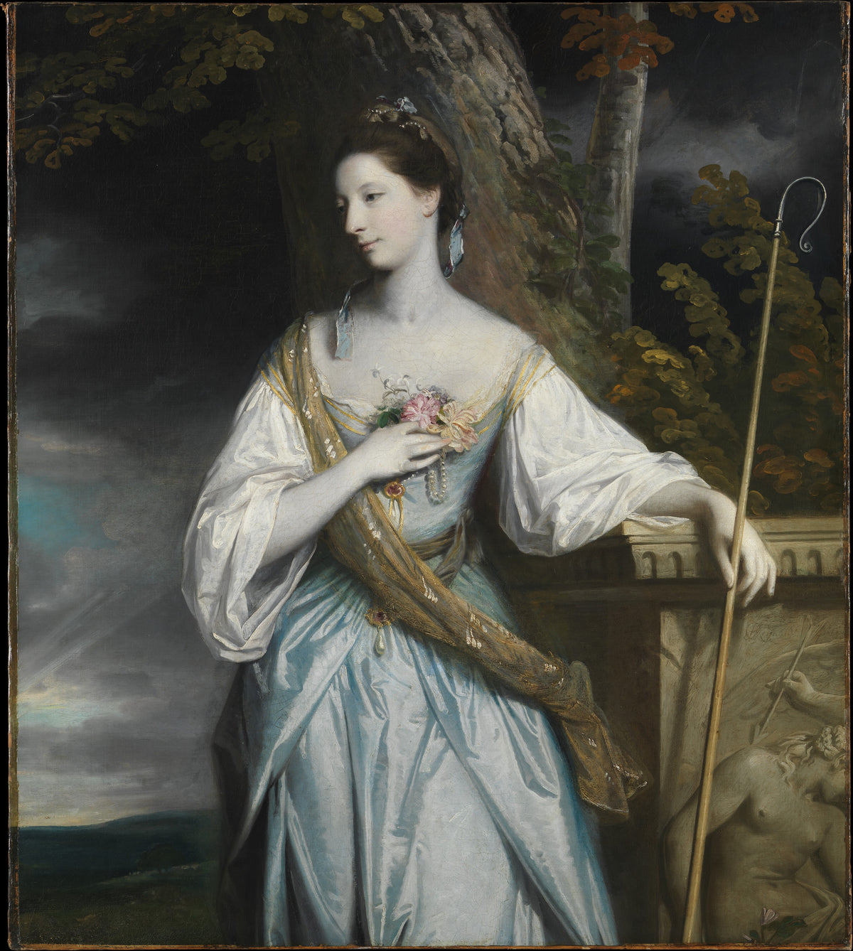 Anne Dashwood 17431830, Later Countess of Galloway by Sir Joshua Reynolds - Oil Painting canvas print