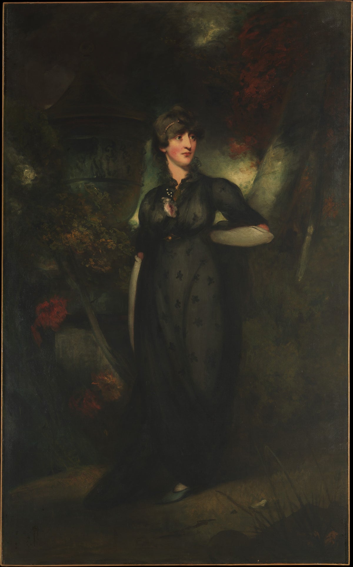 Mrs. Whaley died 1798, Isle of Man by George Chinnery - Oil Painting canvas print