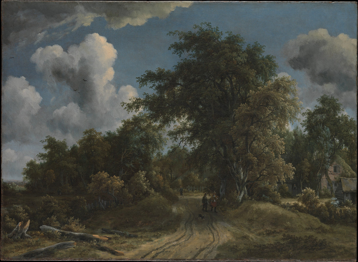 Woodland Road by Meyndert Hobbema - Oil Painting canvas print