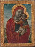 Madonna and Child by Vincenzo Foppa - Tempera canvas print
