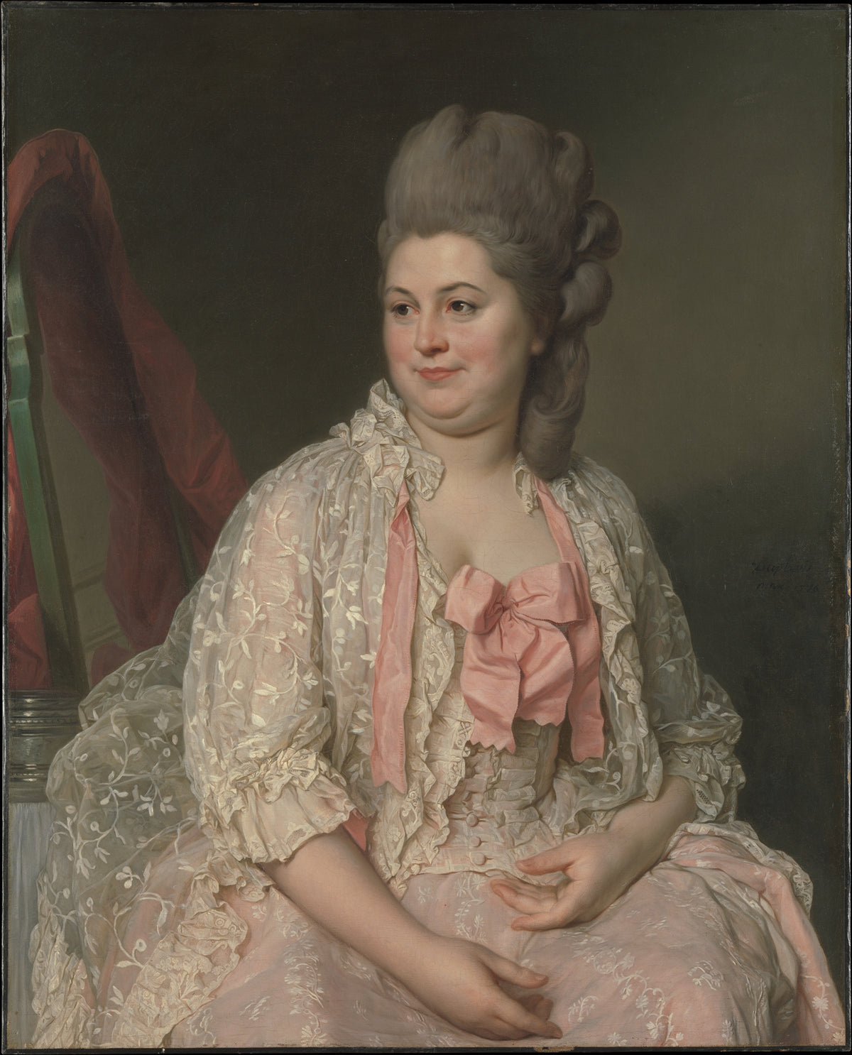 Madame de Saint-Morys Elonore Elisabeth Anglique de Beauterne, 17421824 by Joseph Siffred Duplessis - Oil Painting canvas print