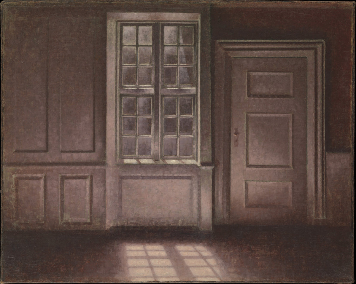 Moonlight, Strandgade 30 by Vilhelm Hammershøi - Oil Painting canvas print
