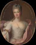 Marie Adlade de Savoie 16851712, Duchesse de Bourgogne by Pierre Gobert - Oil Painting canvas print