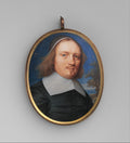 Dr. Brian Walton born about 1600, died 1661 by John Hoskins - Classic Art canvas print
