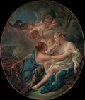 Jupiter, in the Guise of Diana, and Callisto by François Boucher - Oil Painting canvas print