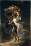 The Storm by Pierre-Auguste Cot - Oil Painting canvas print