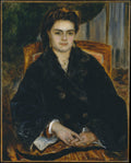 Madame douard Bernier Marie-Octavie-Stphanie Laurens, 18381920 by Auguste Renoir - Impressionist canvas print