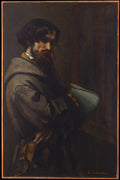 Alphonse Promayet 18221872 by Gustave Courbet - Realist canvas print