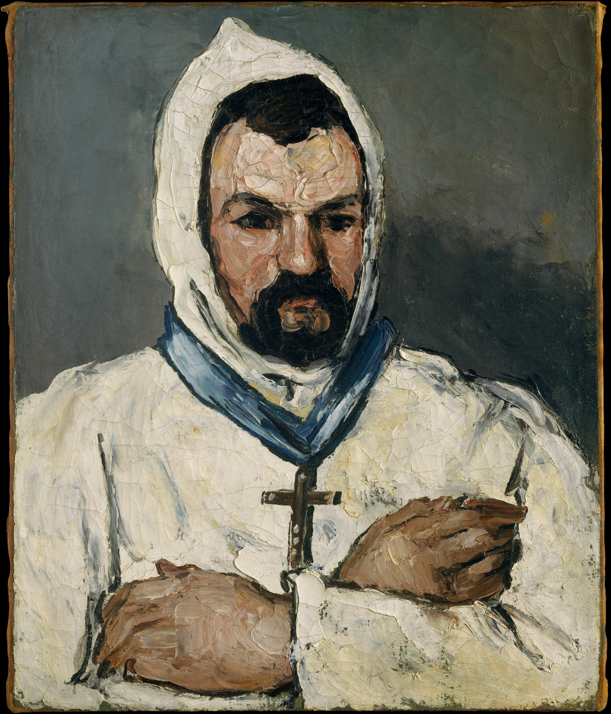 Antoine Dominique Sauveur Aubert born 1817, the Artist's Uncle, as a Monk by Paul Cézanne - Oil Painting canvas print