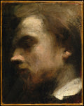 Self-Portrait by Henri Fantin-Latour - Realist canvas print