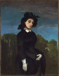 Woman in a Riding Habit L'Amazone by Gustave Courbet - Realist canvas print
