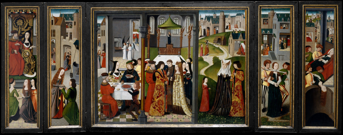 The Life and Miracles of Saint Godelieve by Master of the Saint Godelieve Legend - Classic Art canvas print