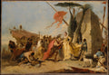 The Meeting of Antony and Cleopatra by Giovanni Battista Tiepolo - Oil Painting canvas print
