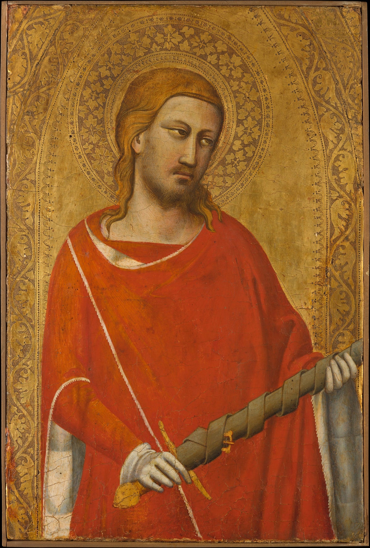 Saint Julian by Taddeo Gaddi - Tempera canvas print