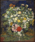 Bouquet of Flowers in a Vase by Vincent van Gogh - Post-Impressionist canvas print