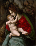 Madonna and Child by Bachiacca (Francesco d'Ubertino Verdi) - Classic Art canvas print
