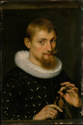 Portrait of a Man, Possibly an Architect or Geographer by Peter Paul Rubens - Baroque canvas print
