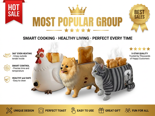 The Whimsical Toaster – Playful Kitchen Appliance for Cozy Breakfasts & Unique Home Decor